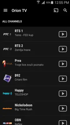 Orion TV android App screenshot 14